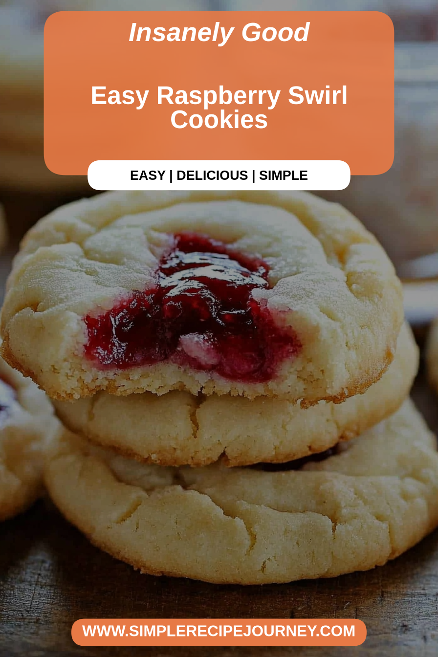 raspberry swirl cookies