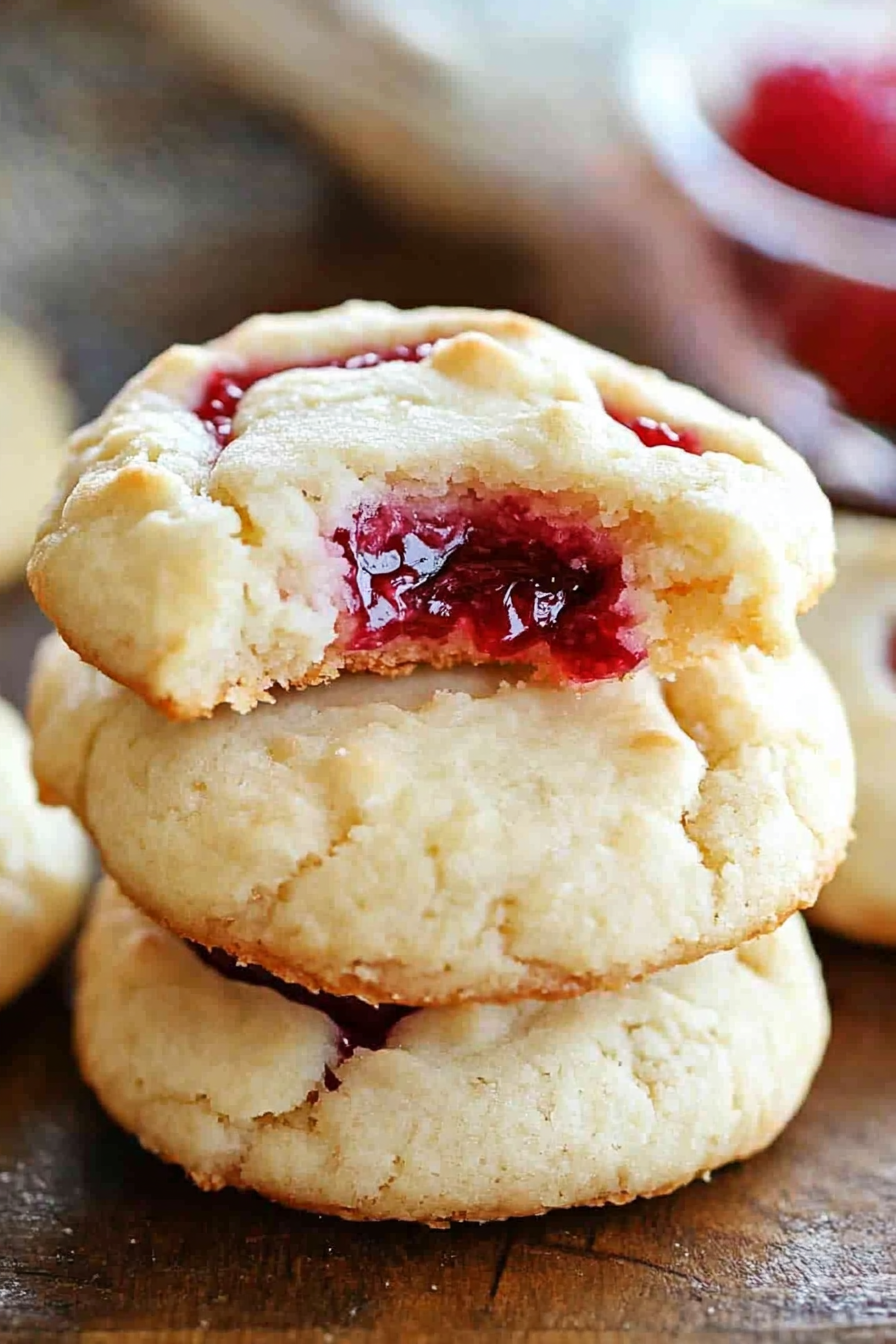 raspberry swirl cookies