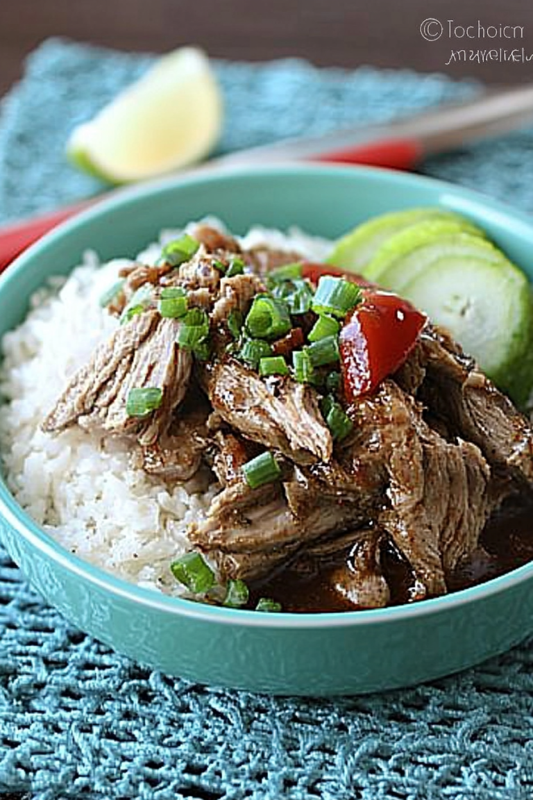slow cooker pork adobo