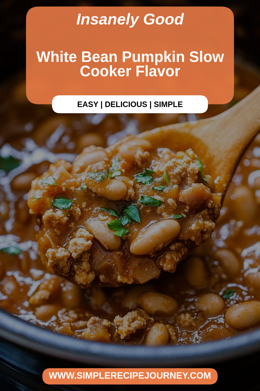 slow cooker white bean pumpkin