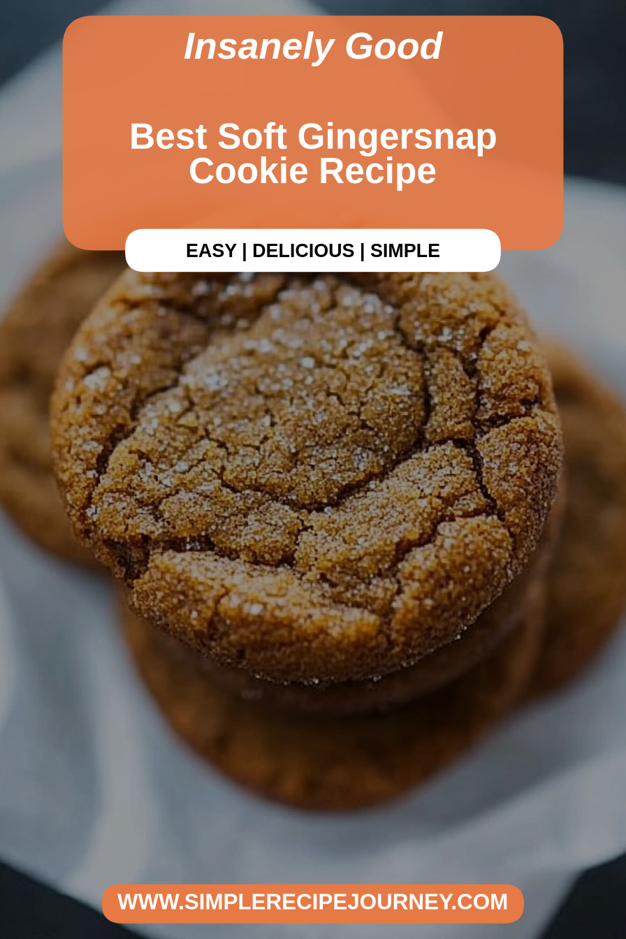 soft gingersnap cookie