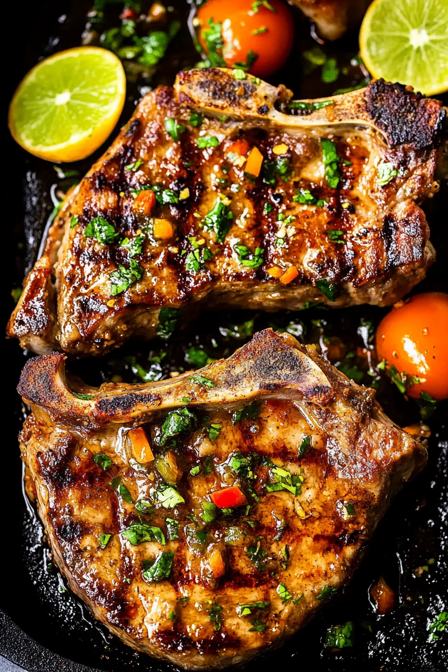 spicy pork chops