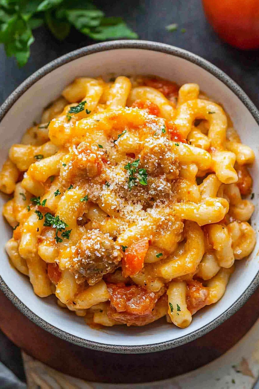 spicy sausage pasta