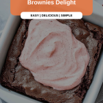 strawberry brownies