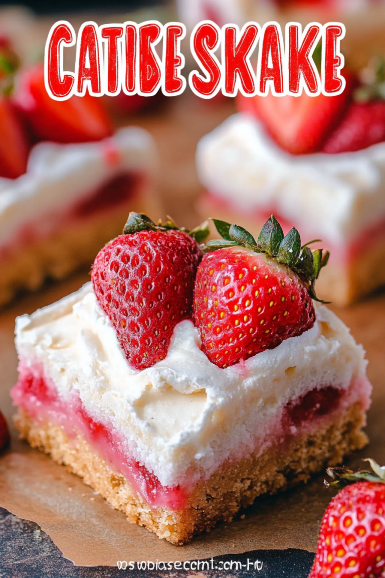 strawberry shortcake bars