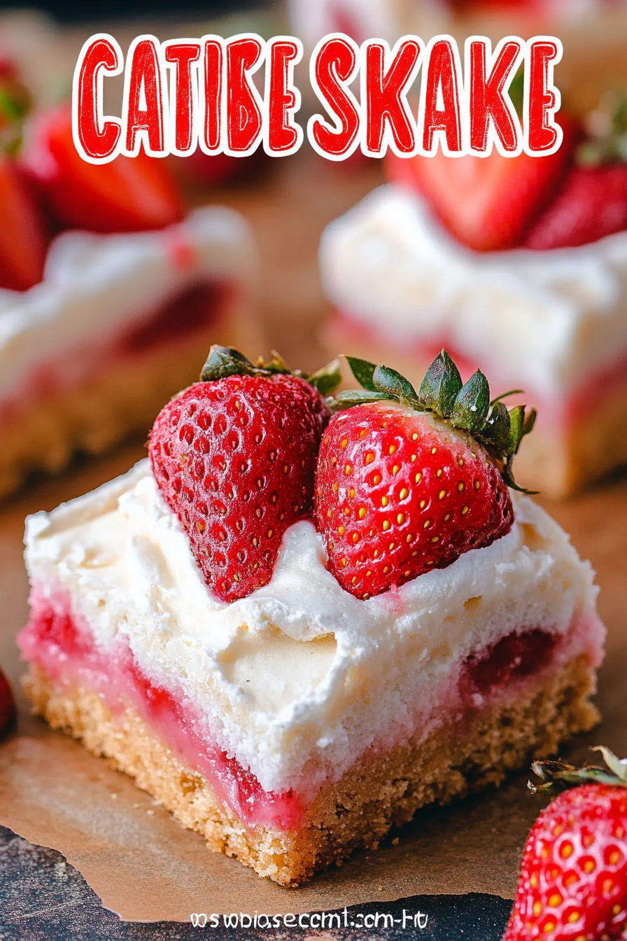 strawberry shortcake bars