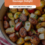 summer vegetables sausage