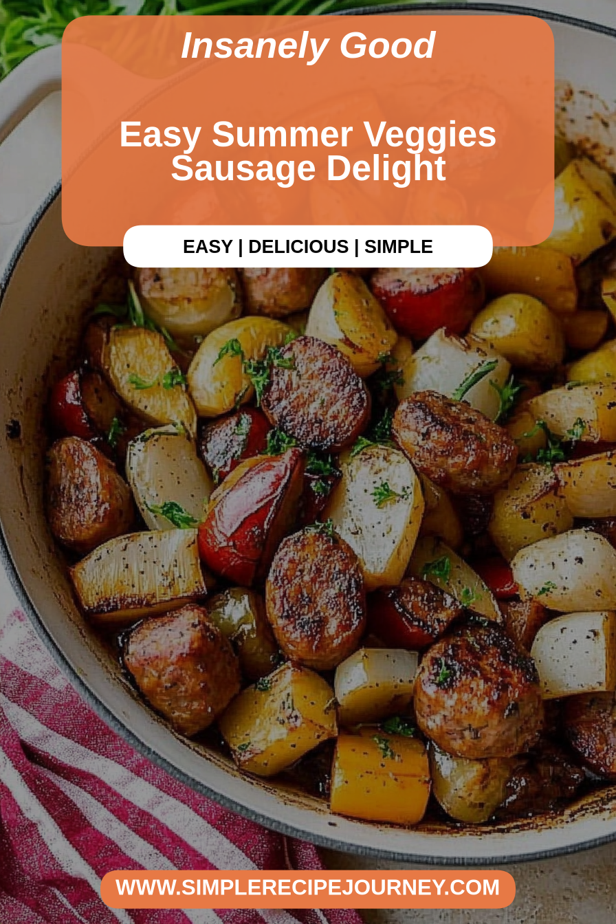 summer vegetables sausage