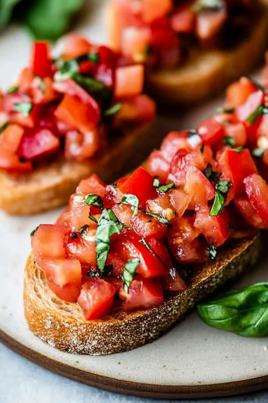 tomato basil appetizer