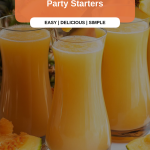 tropical bubbly drinks