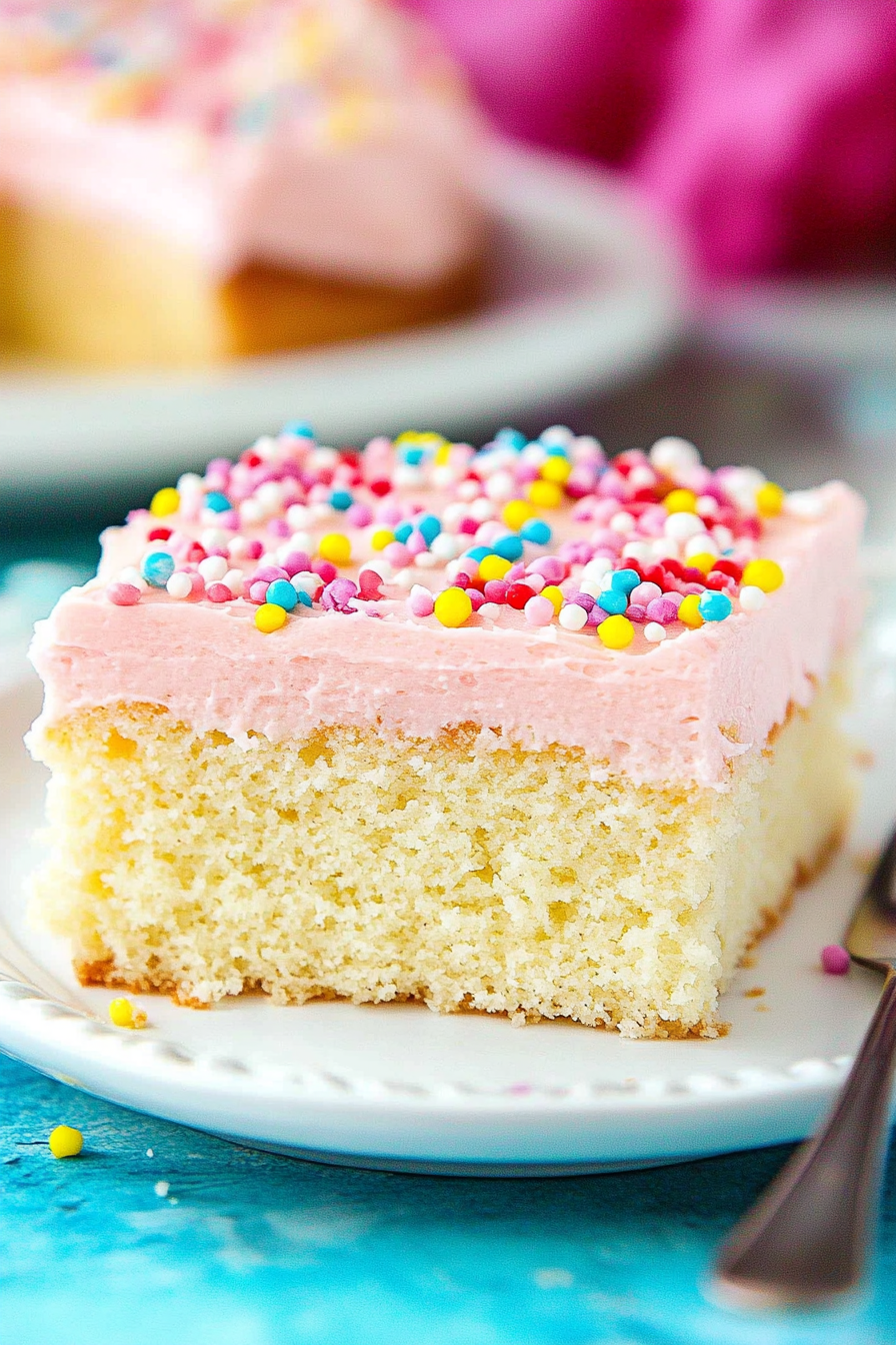 vanilla sheet cake recipe