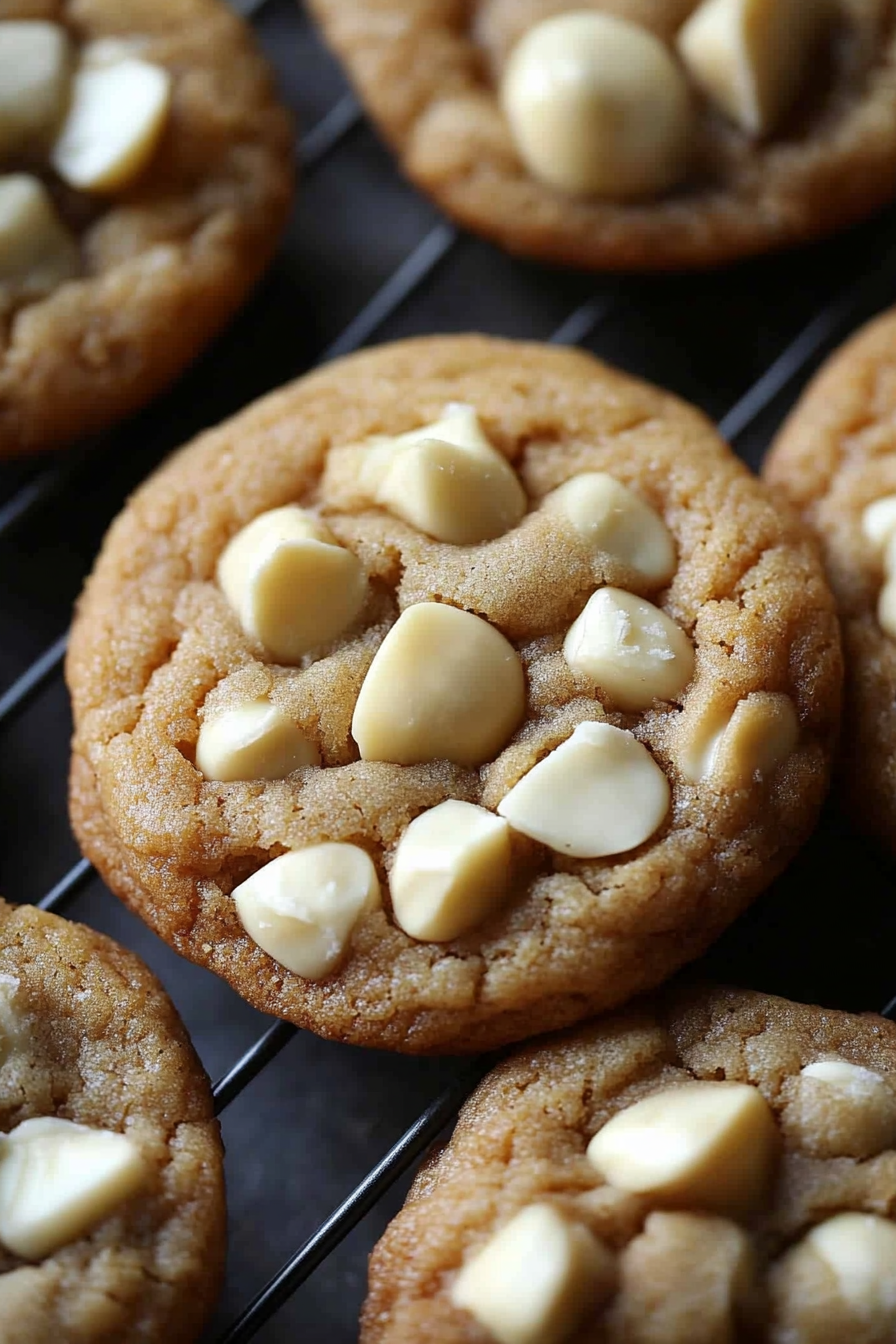 white chocolate macadamia cookies