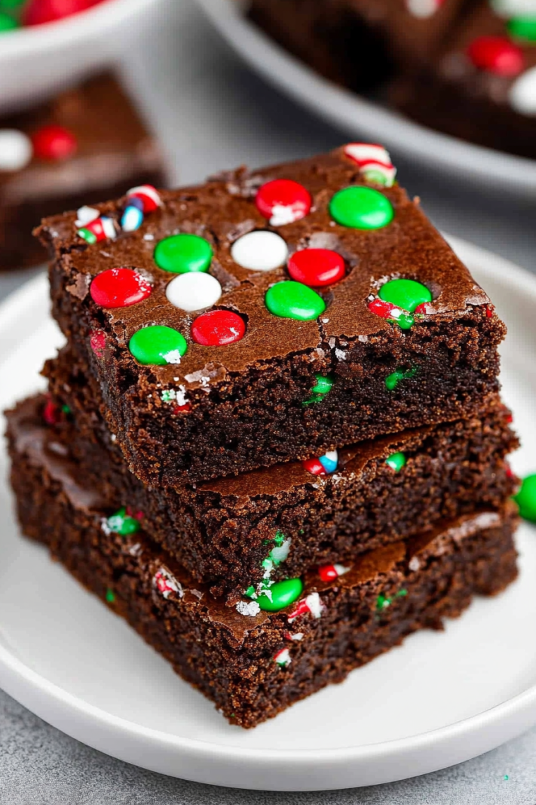 Christmas brownies