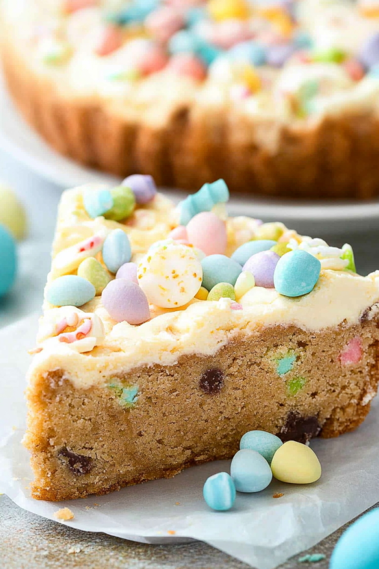 Easter cookie cake