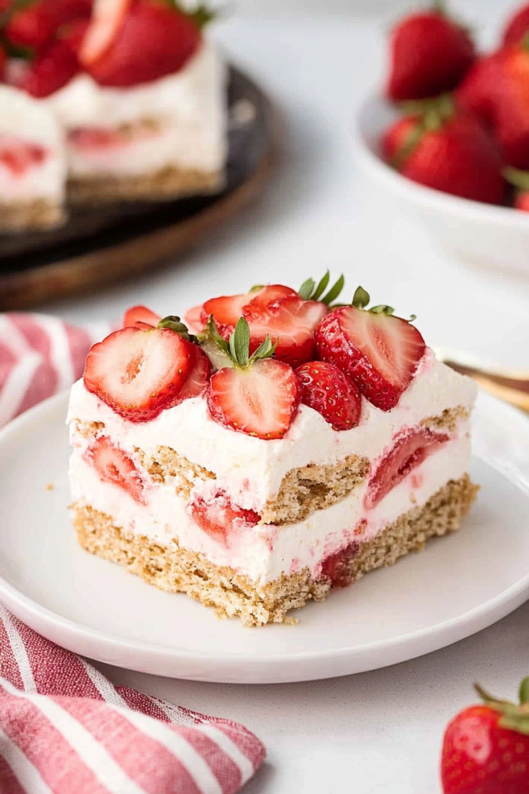 Strawberry Icebox Cake