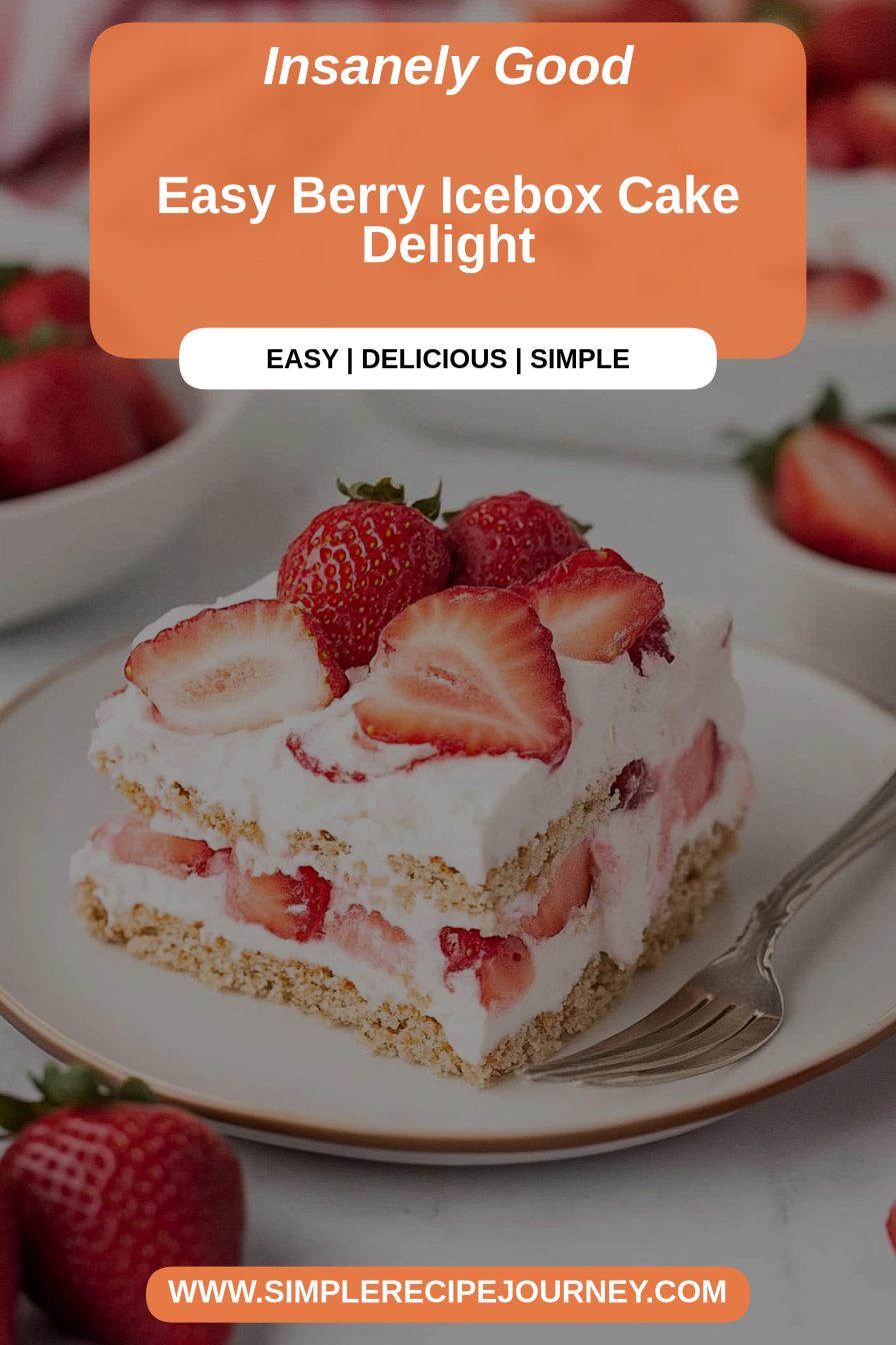Strawberry Icebox Cake