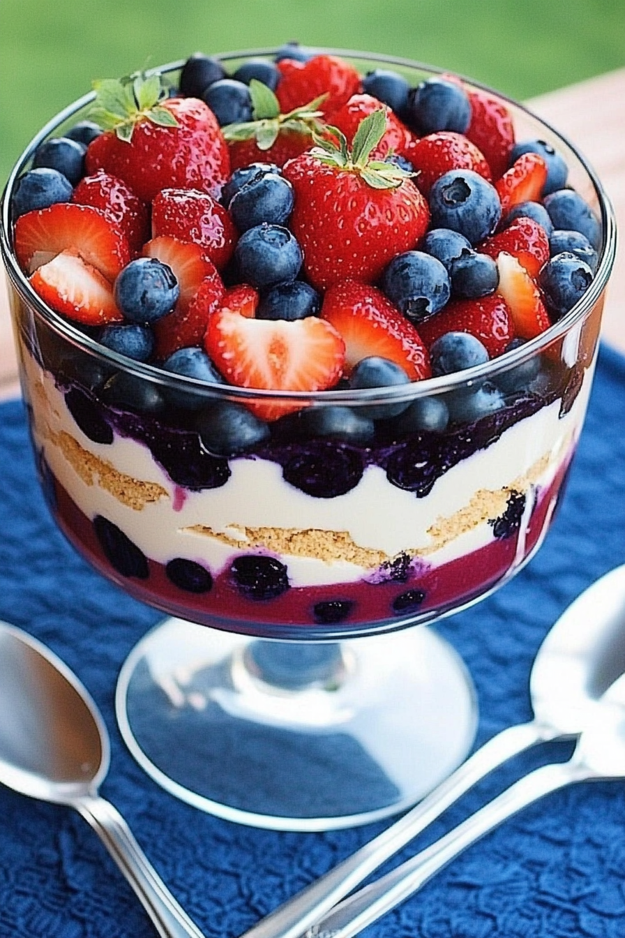 blueberry trifle