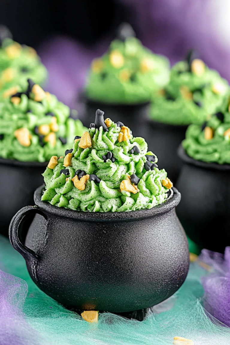 cauldron cupcakes