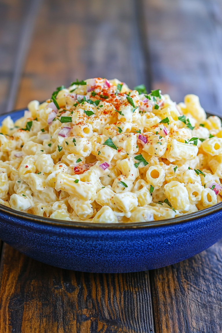 deviled egg pasta salad