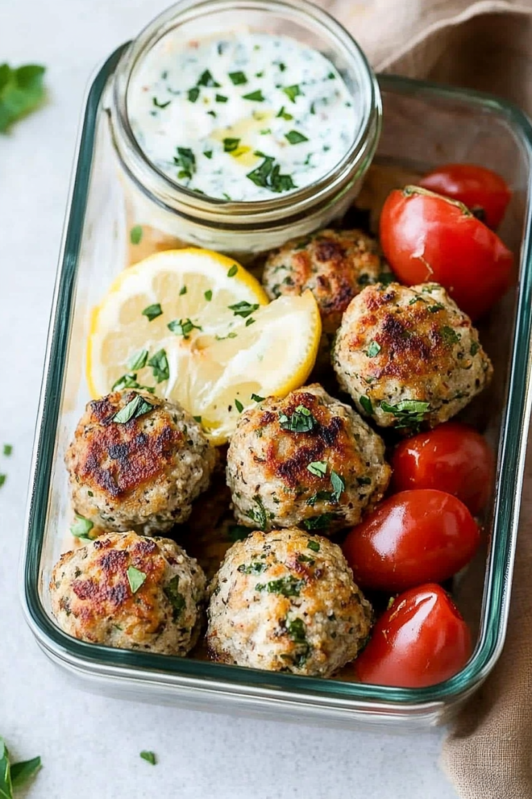 Greek Turkey Meatballs