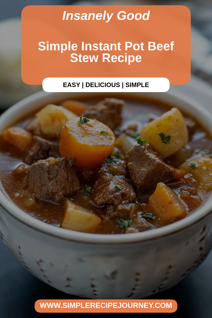 Instant Pot Beef Stew