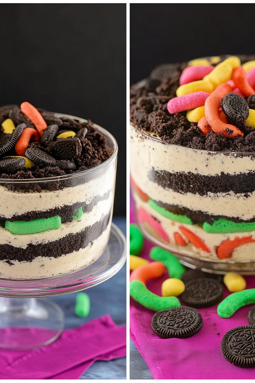 Oreo dirt cake