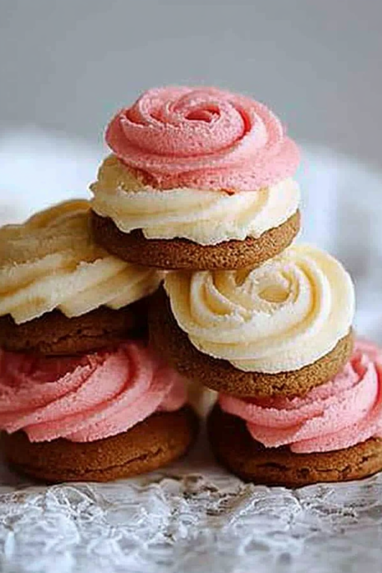 Rose Spritz Cookies