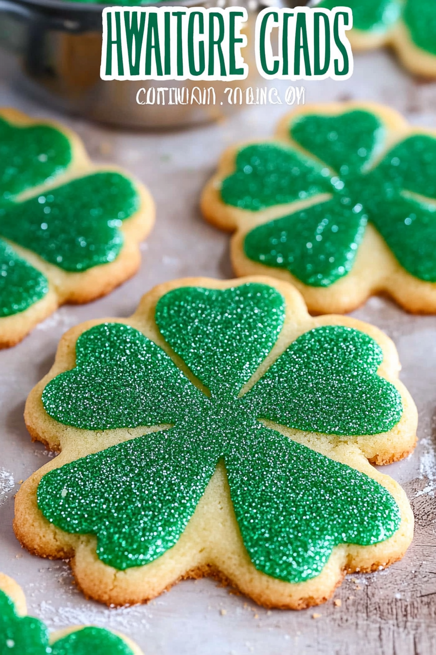 Shamrock Sugar Cookies