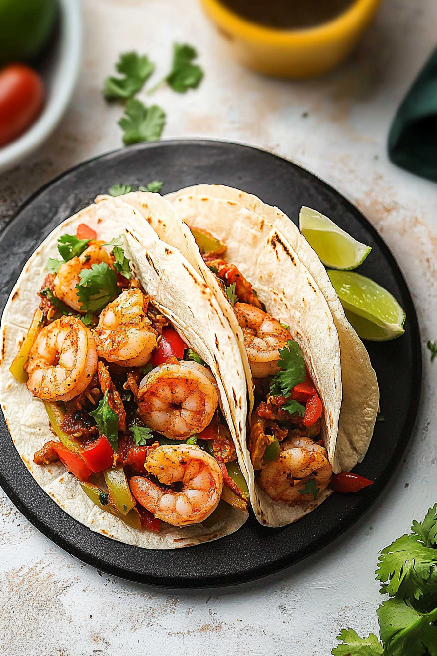 Shrimp Fajitas