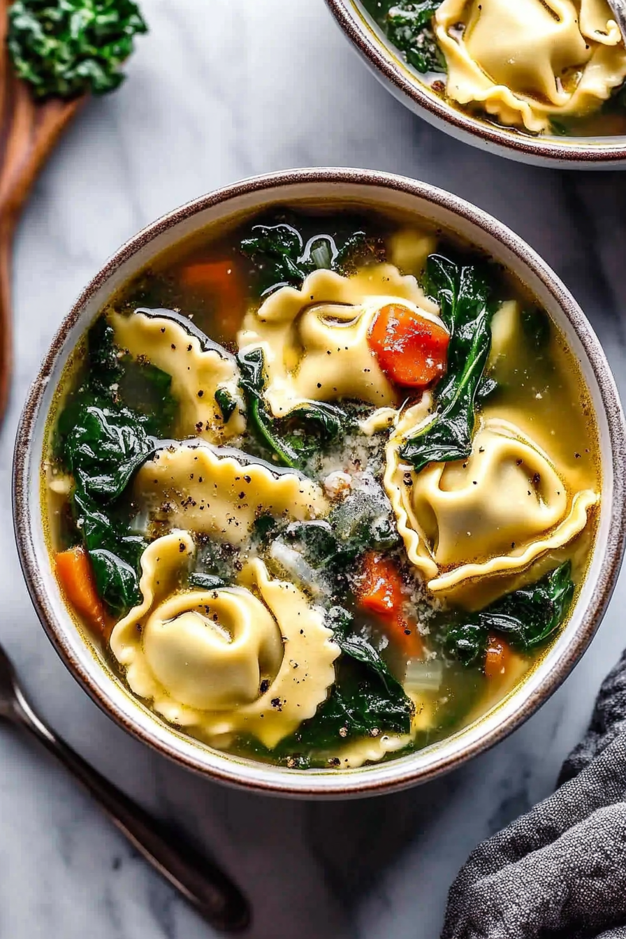Spinach Tortellini Soup