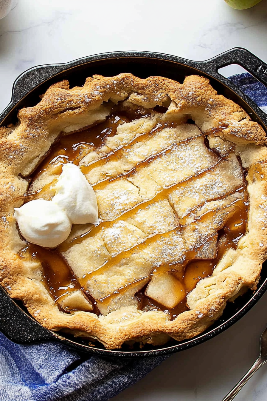 Swedish apple pie