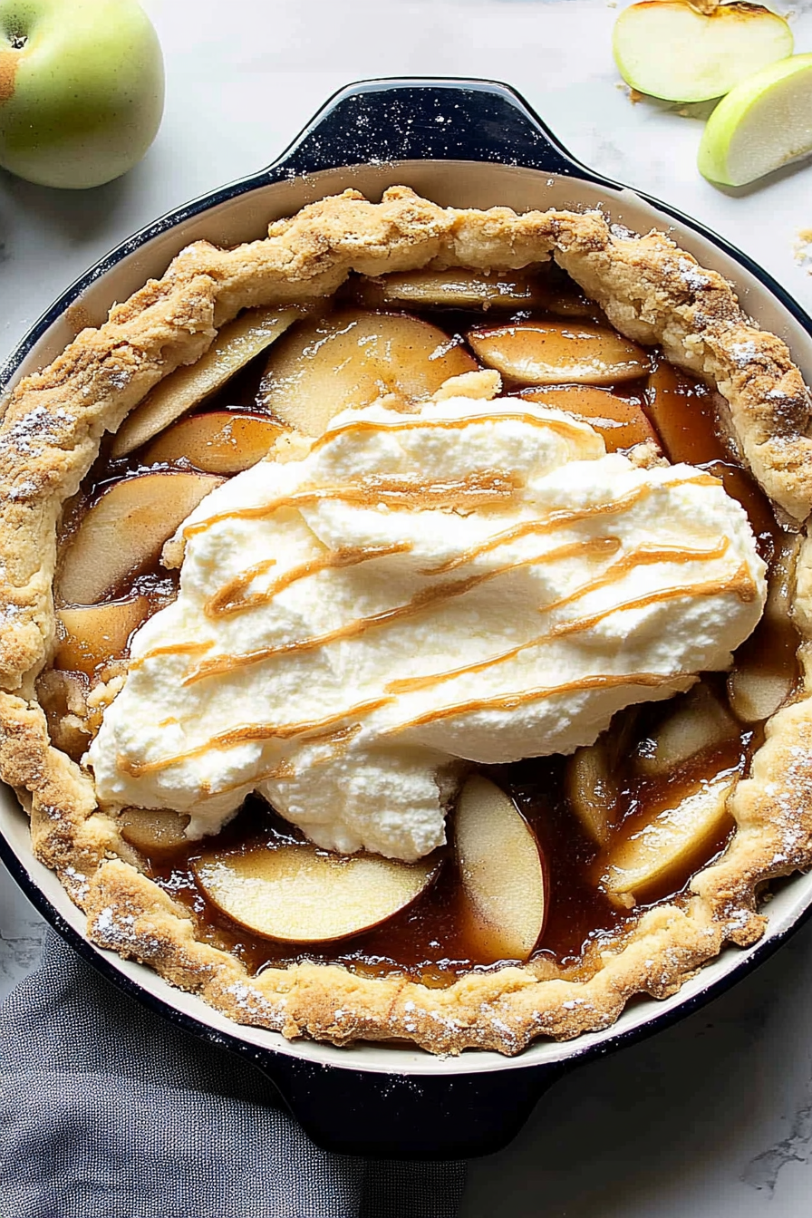 Swedish apple pie
