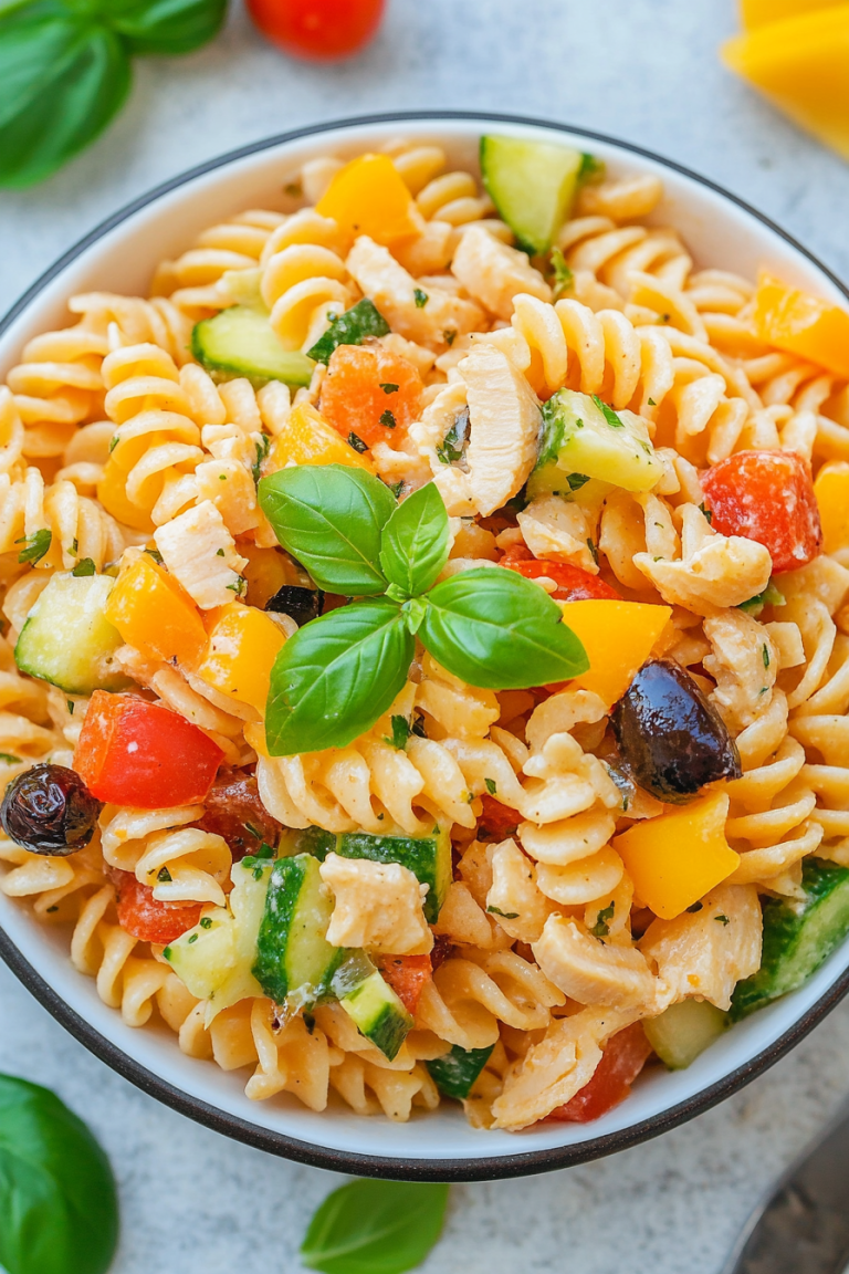 Turkey pasta salad