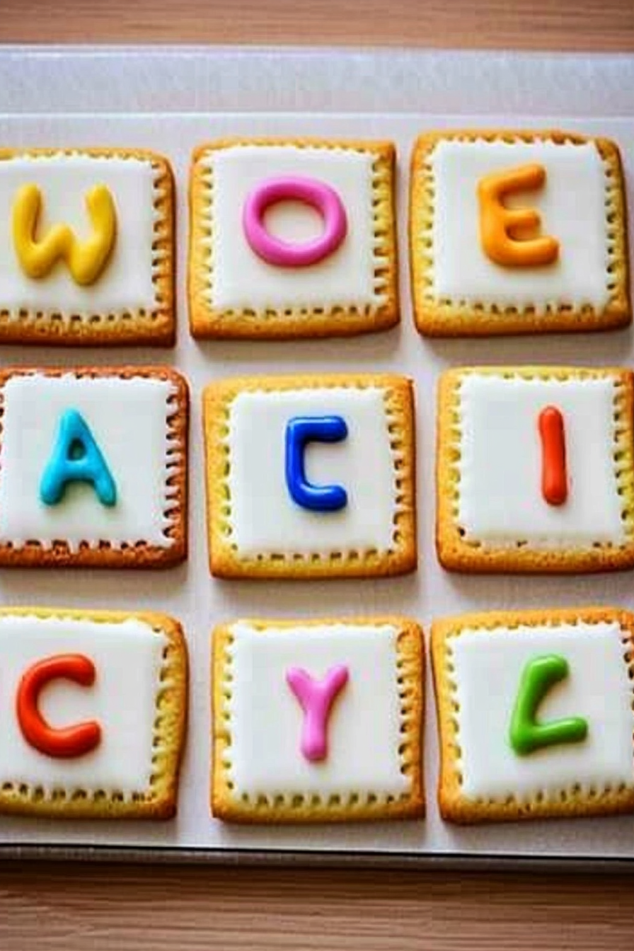 alphabet cookies