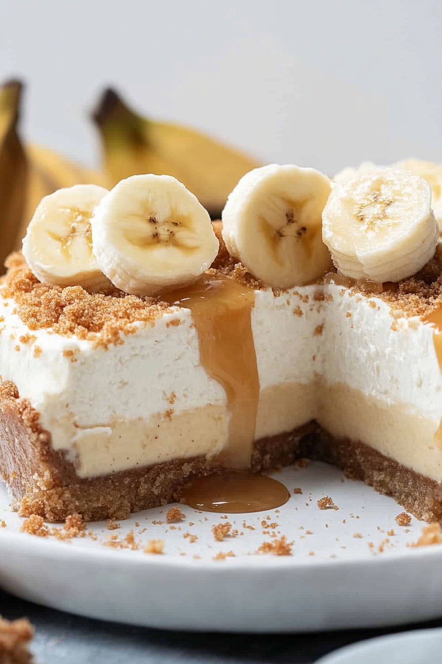 banana cheesecake