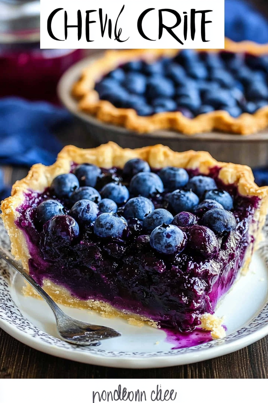 blueberry pie