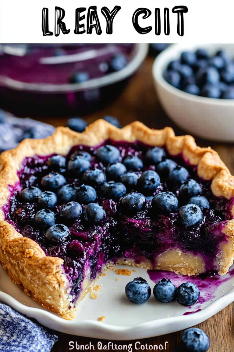 blueberry pie
