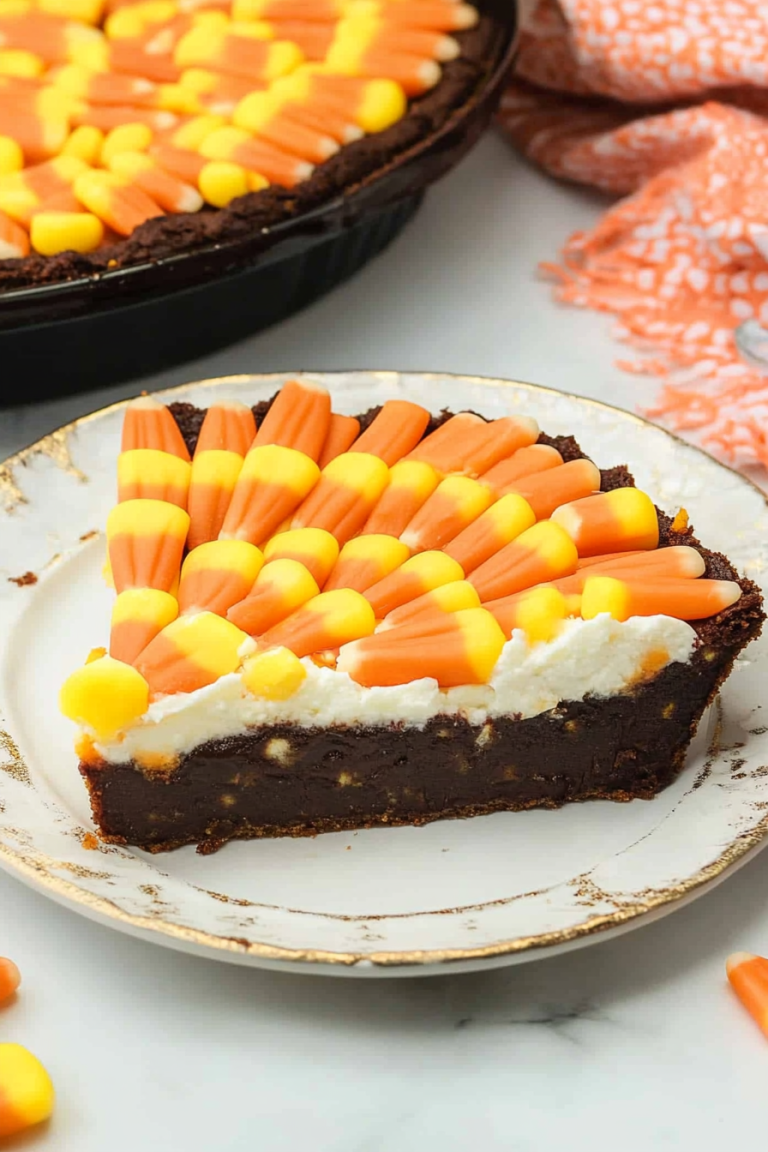 candy corn pie