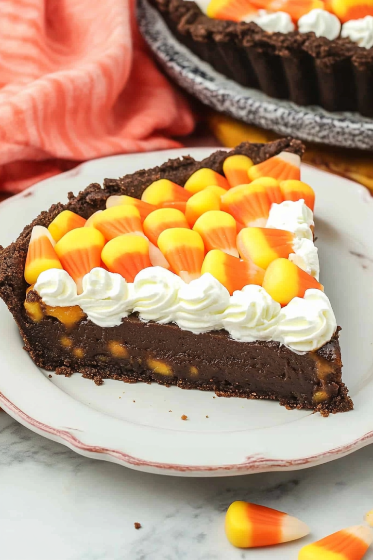 candy corn pie
