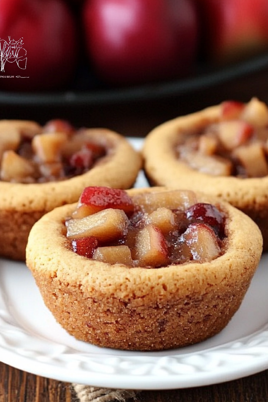 caramel apple cookies