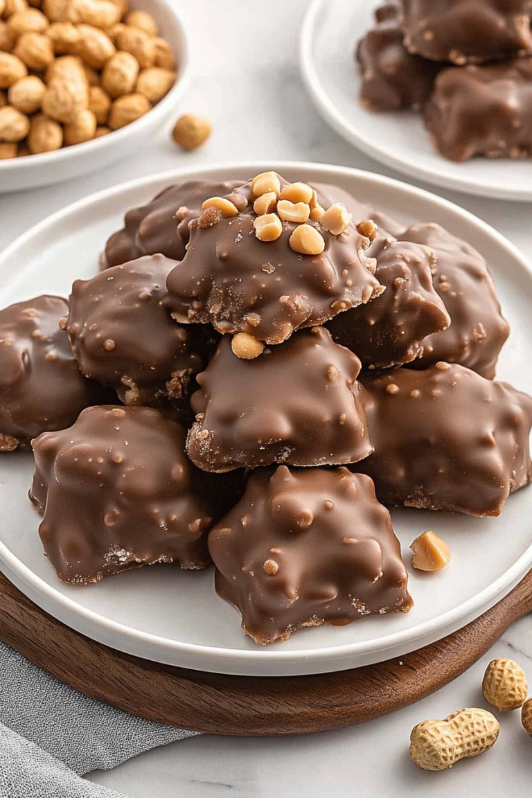 caramel peanut clusters