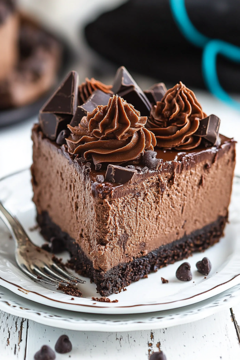 chocolate cheesecake
