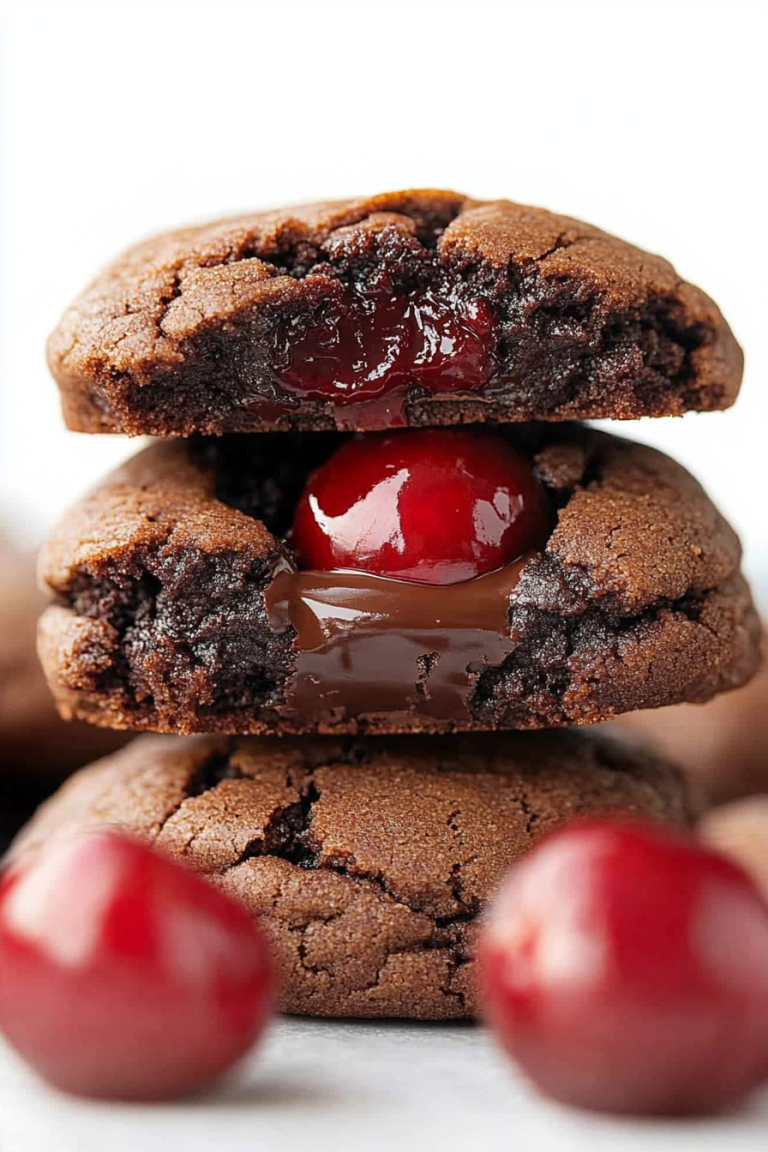 chocolate cherry cookies