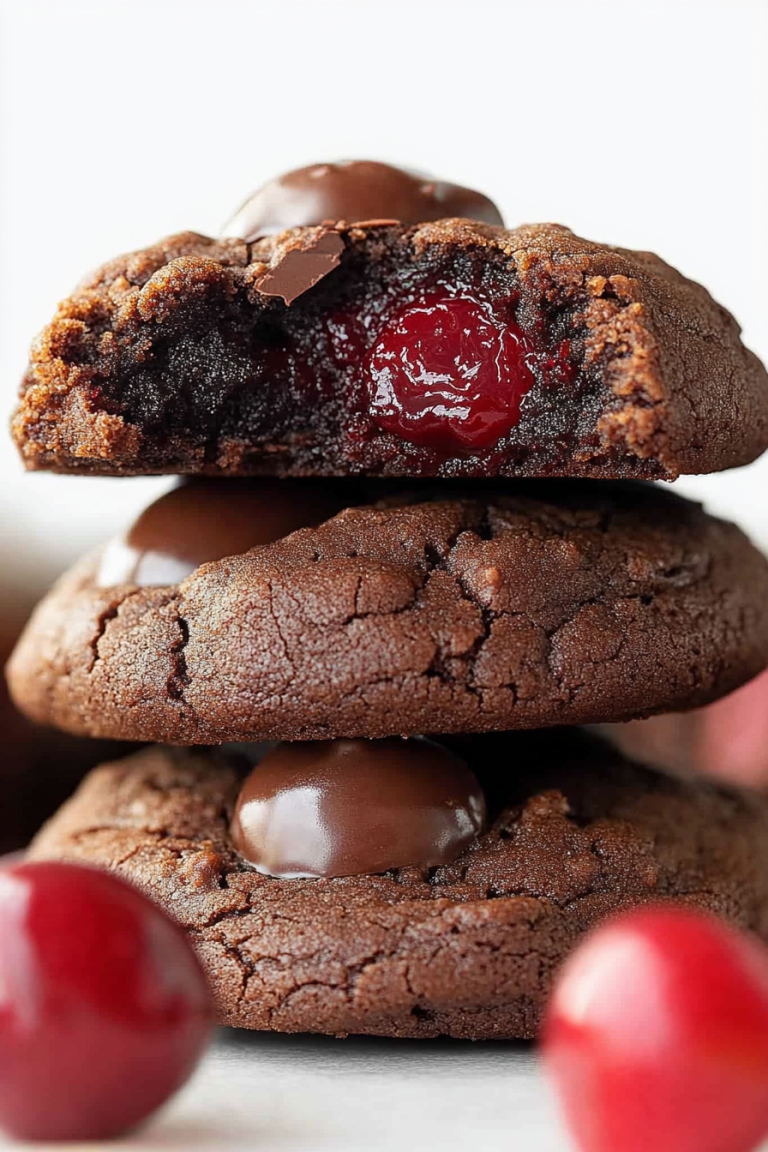 chocolate cherry cookies