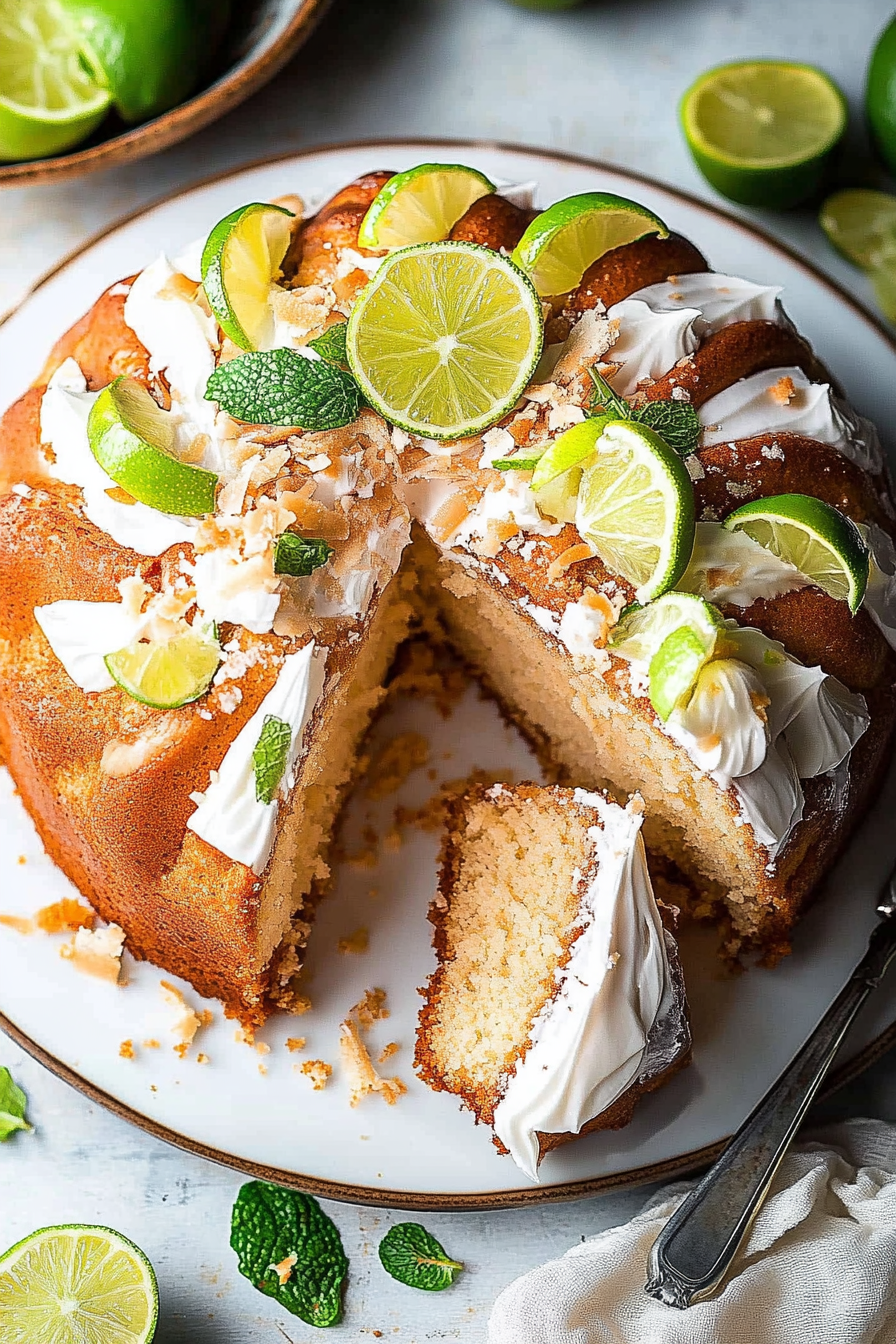 coconut lime cake