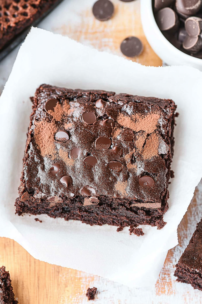 dark chocolate brownies