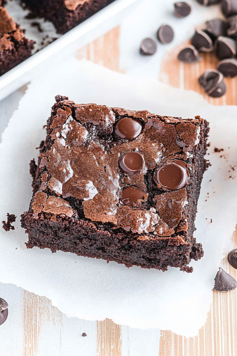 dark chocolate brownies