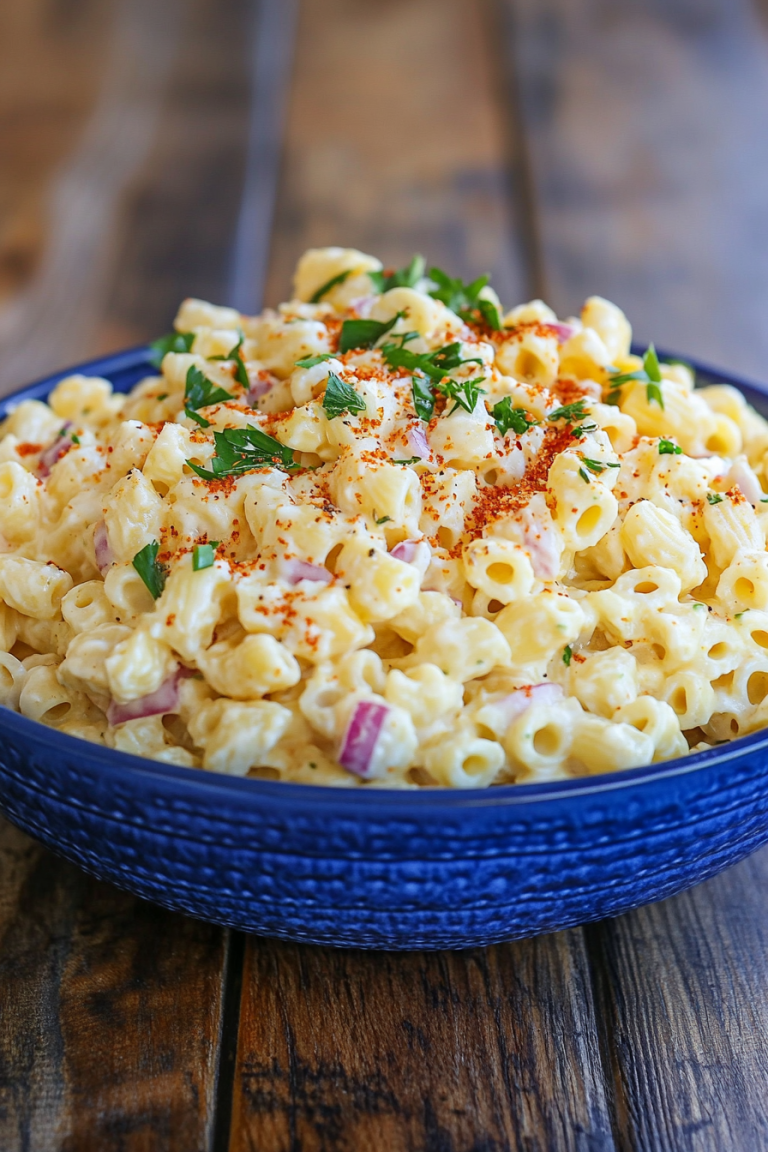 deviled egg pasta salad