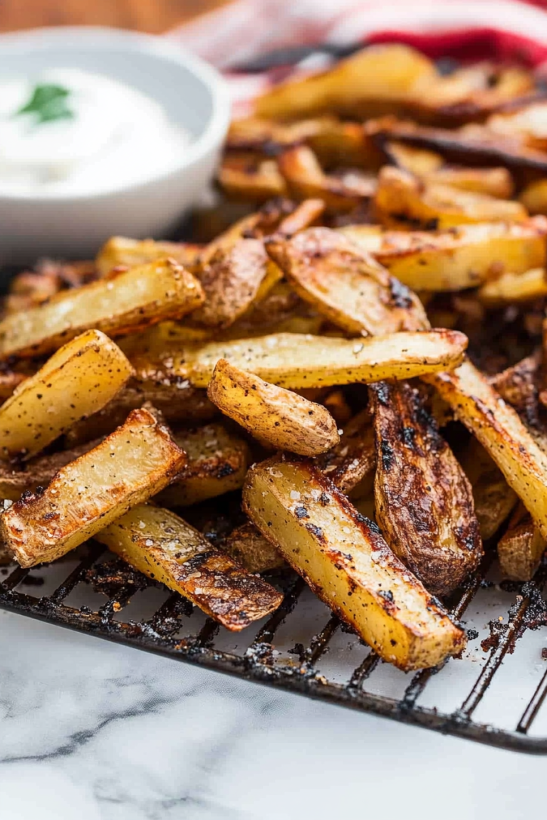 grilled potato chips