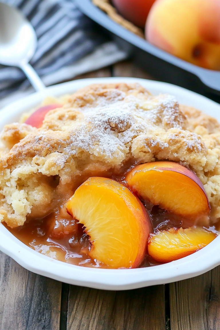 peach cobbler